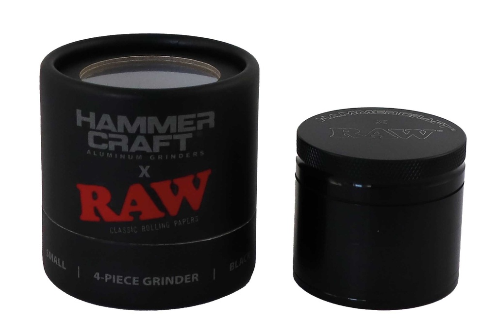 Raw Grinder x Hammercraft Negro 4 Partes