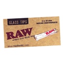 Raw Tips Glass Round Display
