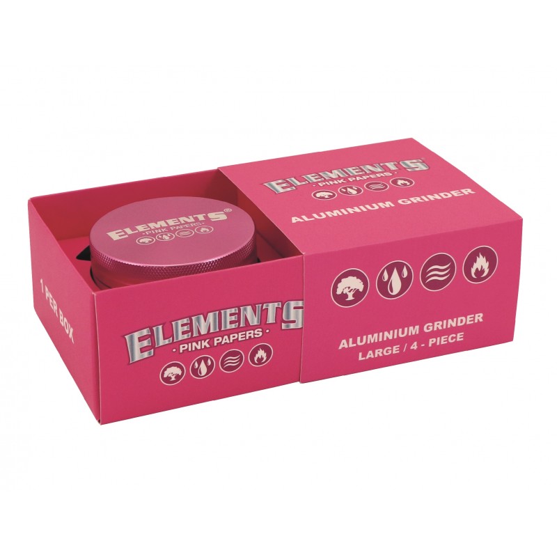 Elements Pink Grinder 4 partes