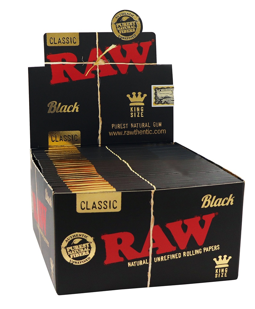 Raw Black King Size