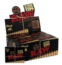 Raw Black Tips Prerolled Wide