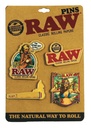 Raw Pins 4 Diseños