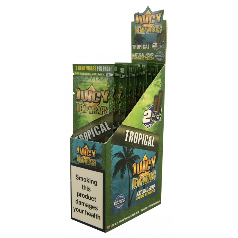 Juicy Hemp Wraps Tropical Display