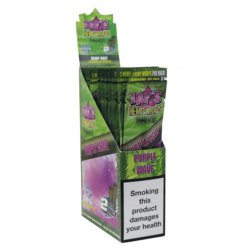 Jays Hemp Wraps Purple Wave Display