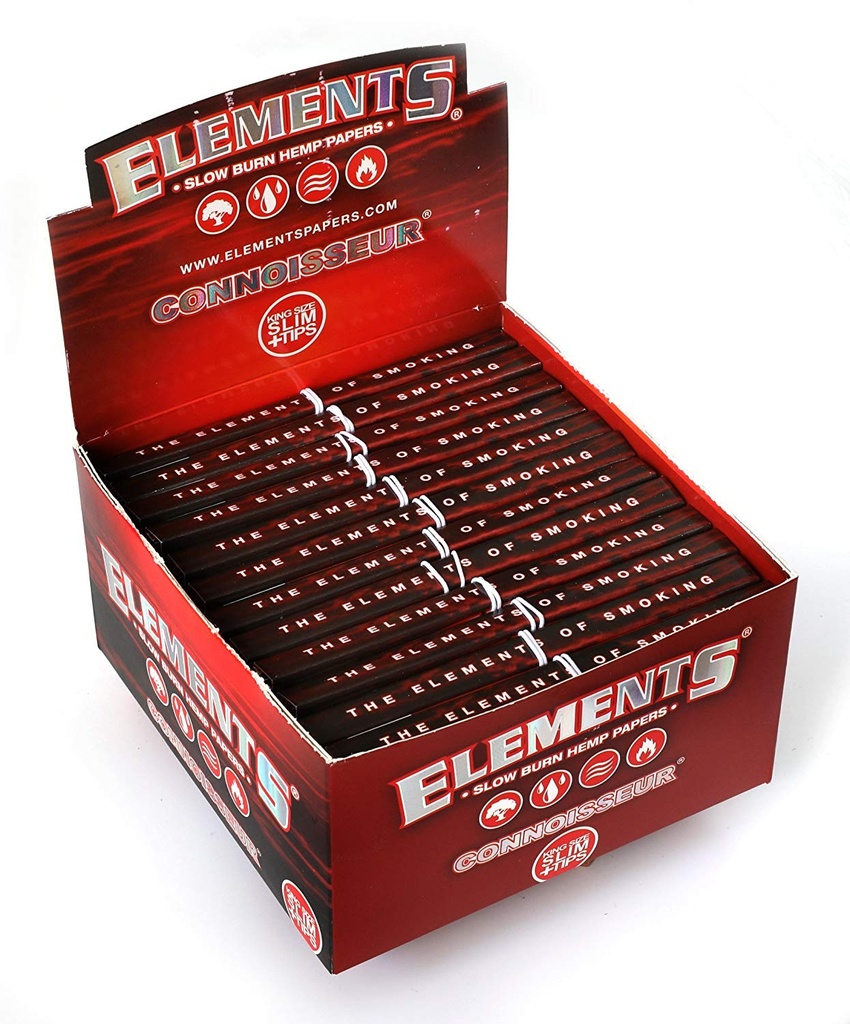 Elements Red Connnoiseur King Size Slim