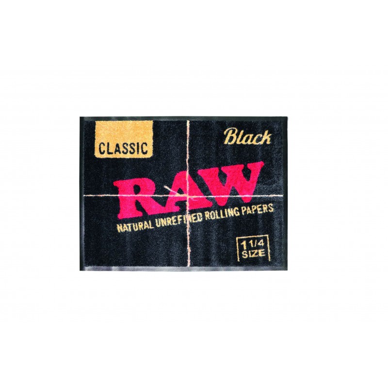 Raw Felpudo Black Pequeña