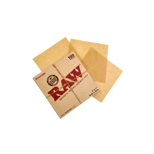 [RAW13005D] Raw Parchment 100 Hojas 8x8cm Display
