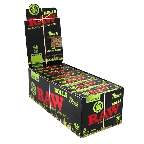 [RAW14550D] Raw Black Organic Rollo 3m(12 unid)