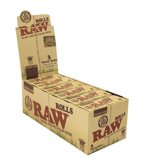 [RAW14549D] Raw Rollo Organic  King Size 3m (12 unid)