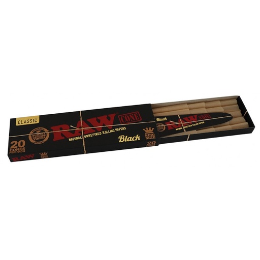 [RAW14552U] Raw Black Cono 20PK- King Size