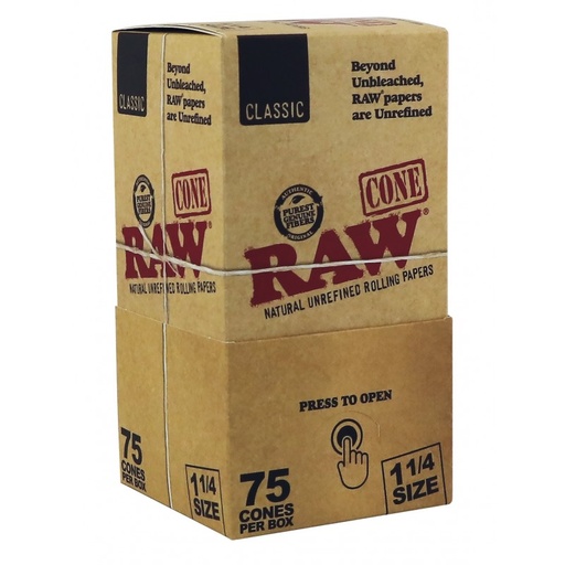 [RAW14563U] Raw Cone 75PK 1 1/4
