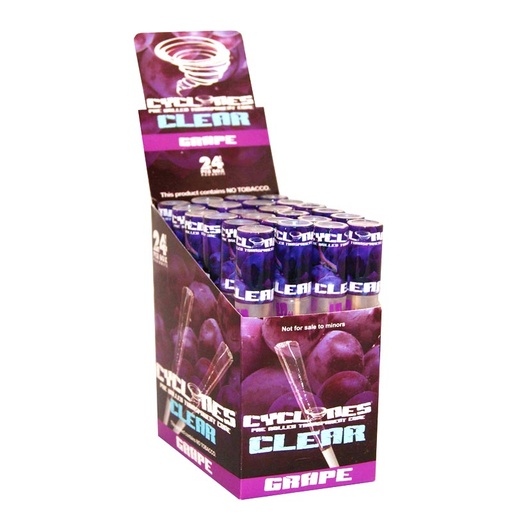 [CYC11676D] Cyclones Cones Klear Grape 1X
