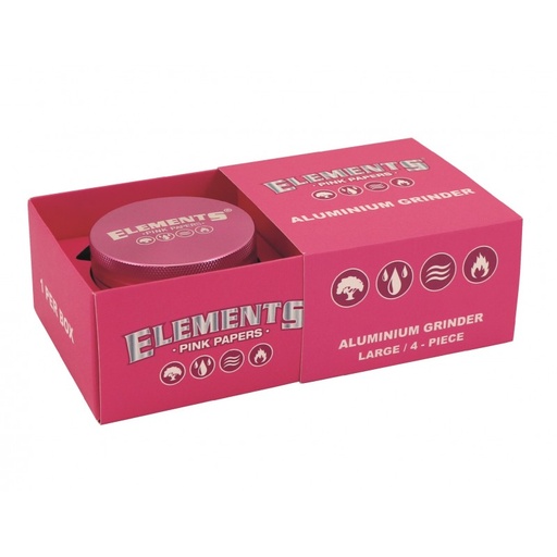 [ELE14555U] Elements Pink Grinder 4 partes