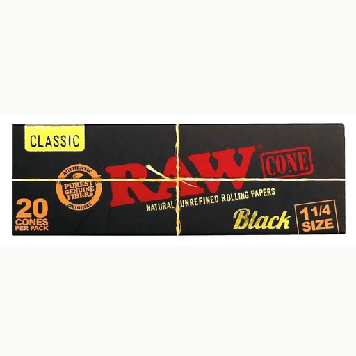 [RAW14560U] Raw Black Cone 20PK- 1/4