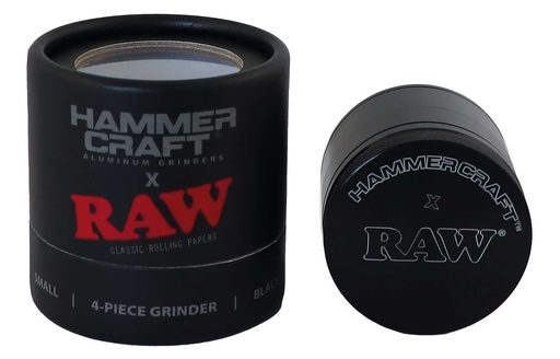Raw Grinder x Hammercraft Negro 4 Partes