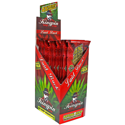 [KIN13672D] Kingpin Hemp Wrap Laid Back 25/Box