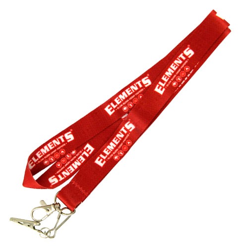 [ELE13361U] Elements Lanyard Red