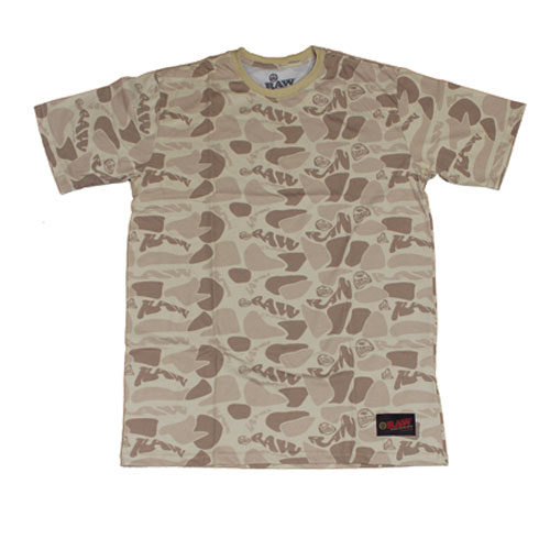 Camiseta Raw Brazil Camuflaje Beige