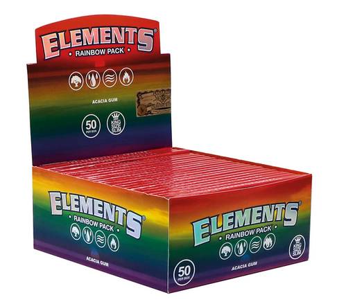[ELE14664D] Elements Rainbow King Size Slim Box/50