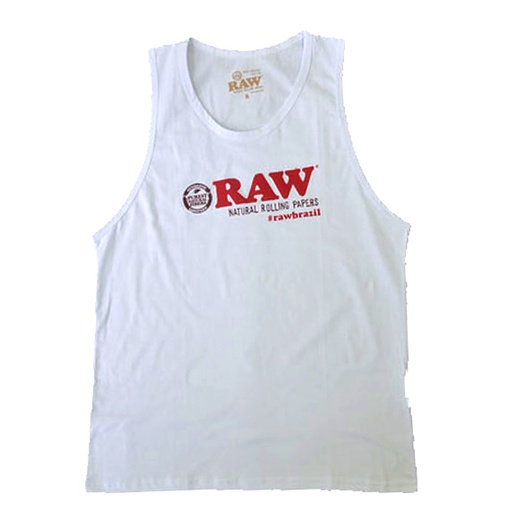 Raw Camiseta Tirantes Brazil Blanca
