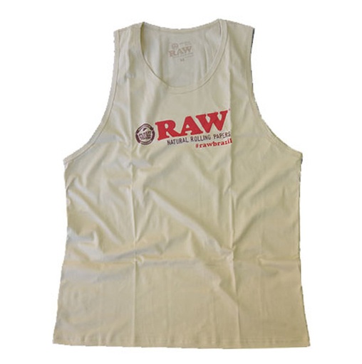 Raw Camiseta Tirantes Brazil Blanca (copia)