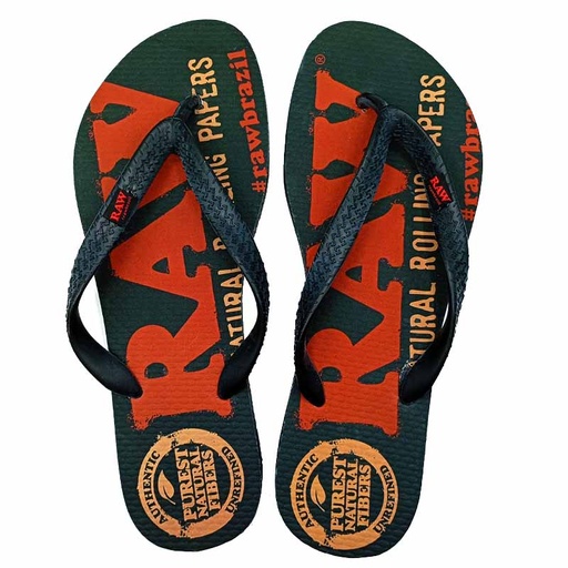 Raw Brazil Chanclas Negras