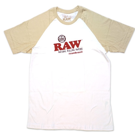 Raw Camiseta Brazil Blanco/Marron