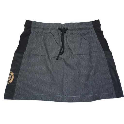Raw Falda Brazil Gris/Negro