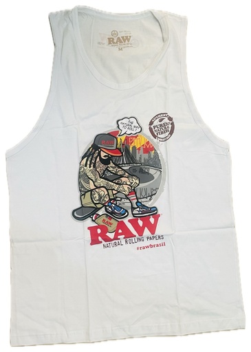 Raw Camiseta Brazilian Tirantes Blanca