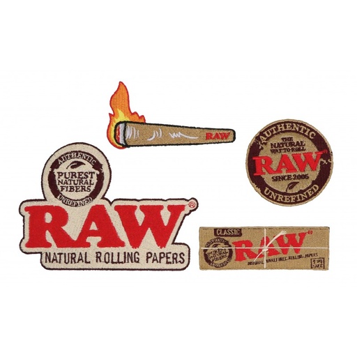 [RAW14210U] RAW Parches Pack 4 Modelos Unit
