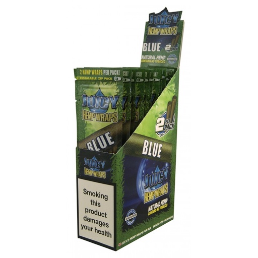 [JJ13622D] Juicy Hemp Wraps Blue Display