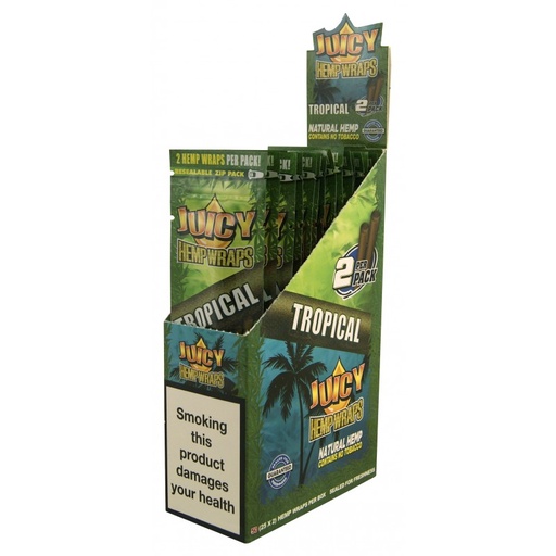 [JJ13627D] Juicy Hemp Wraps Tropical Display