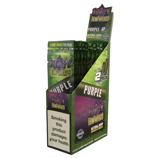 [JJ13625D] Juicy Hemp Wraps Purple Display