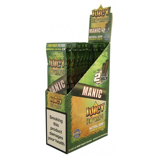[JJ13623D] Juicy Hemp Wraps Manic Display
