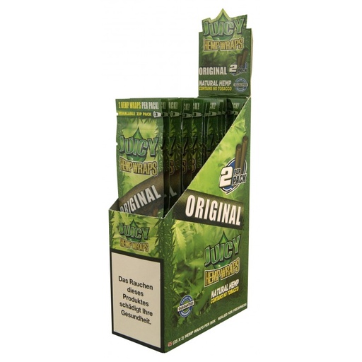 [JJ13624D] Juicy Hemp Wraps Original Display