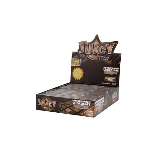 [JJ11689D] Juicy Jays King Size Slim Double Dutch Chocolate