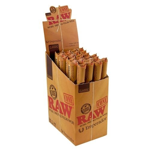 [RAW13036D] Raw Cone Classic Emperador Display