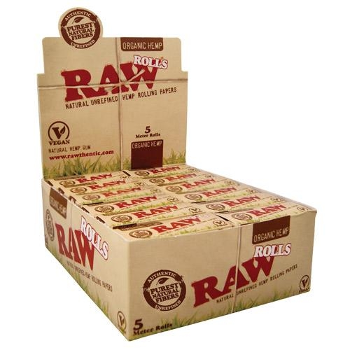 [RAW12142D] Raw Rollo Organic King Size 5m (24 unid)