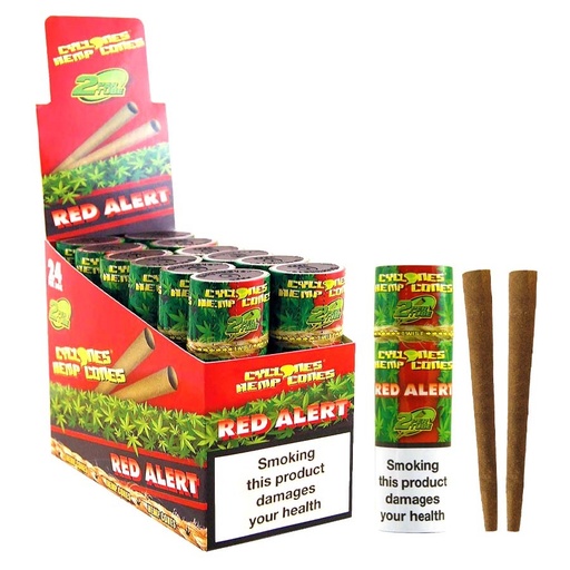 [CYC13635D] Cyclones Wraps Hemp Cones Red Alert 2X Display