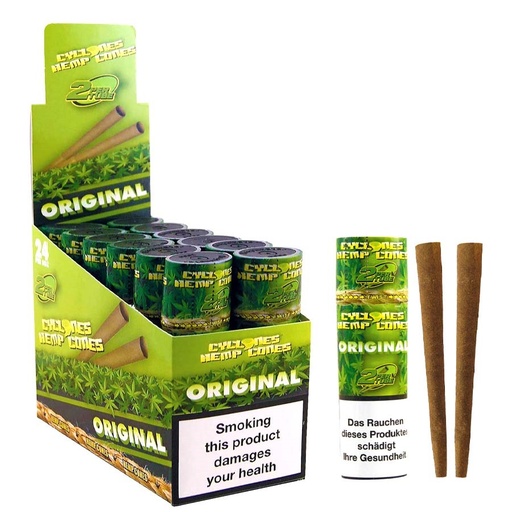 [CYC13633D] Cyclones Hemp Cones Original 2X Display
