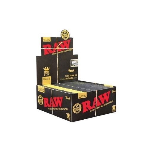 [RAW13590D] Raw Black King Size Slim