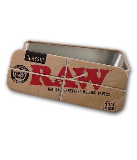 [RAW12823D] Raw Caja Metal 1/4 Roll Caddy/Display 8 unid