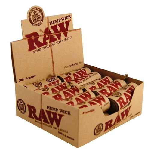 [RAW13285D] Raw Cuerda Hemp Wick 6m