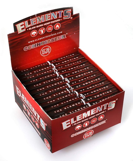 [ELE13342D] Elements Red Connnoiseur King Size Slim