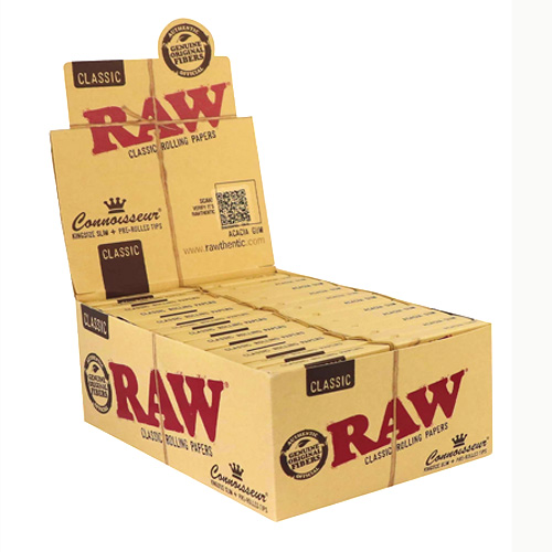 [RAW13304D] Raw Connoisseur King Size Prerolled/Display