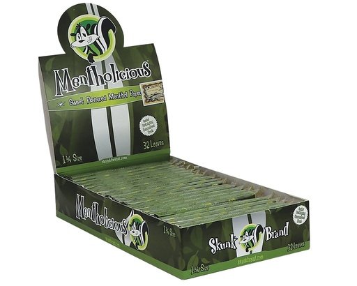 [SKN12566D] Skunk Brand 1¼ Mentholicius